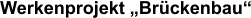 Werkenprojekt „Brückenbau“